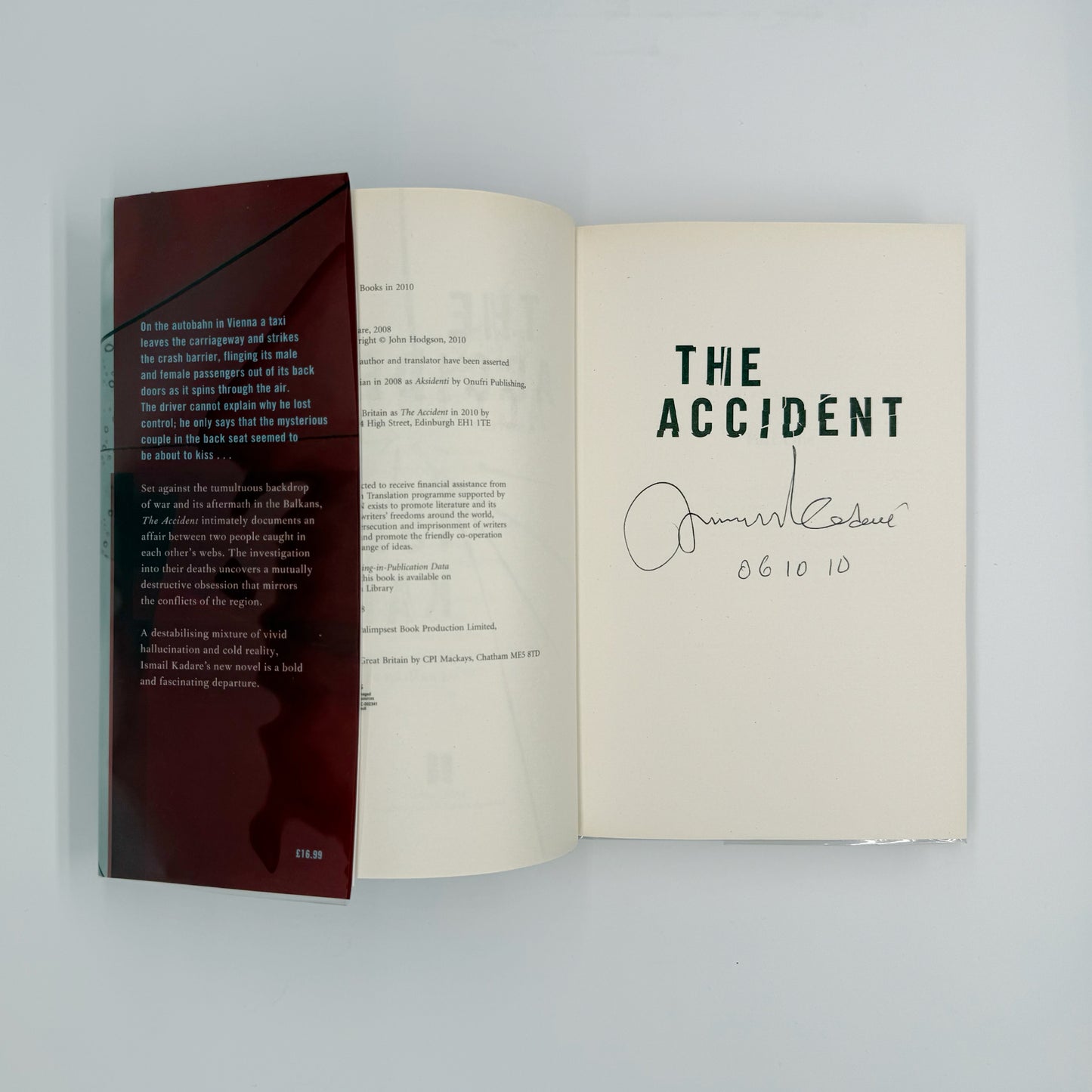 Kadare, Ismail - The Accident (Signed)