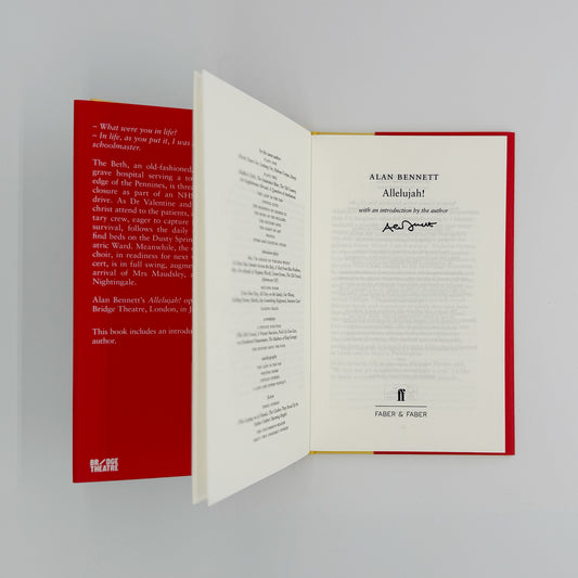 Bennett, Alan - Allelujah! (Signed)