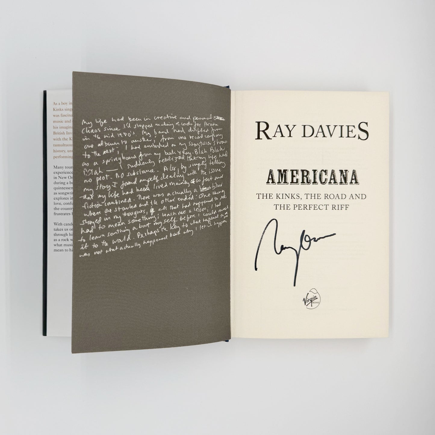 Davies, Ray (The Kinks) - Americana (Signed)