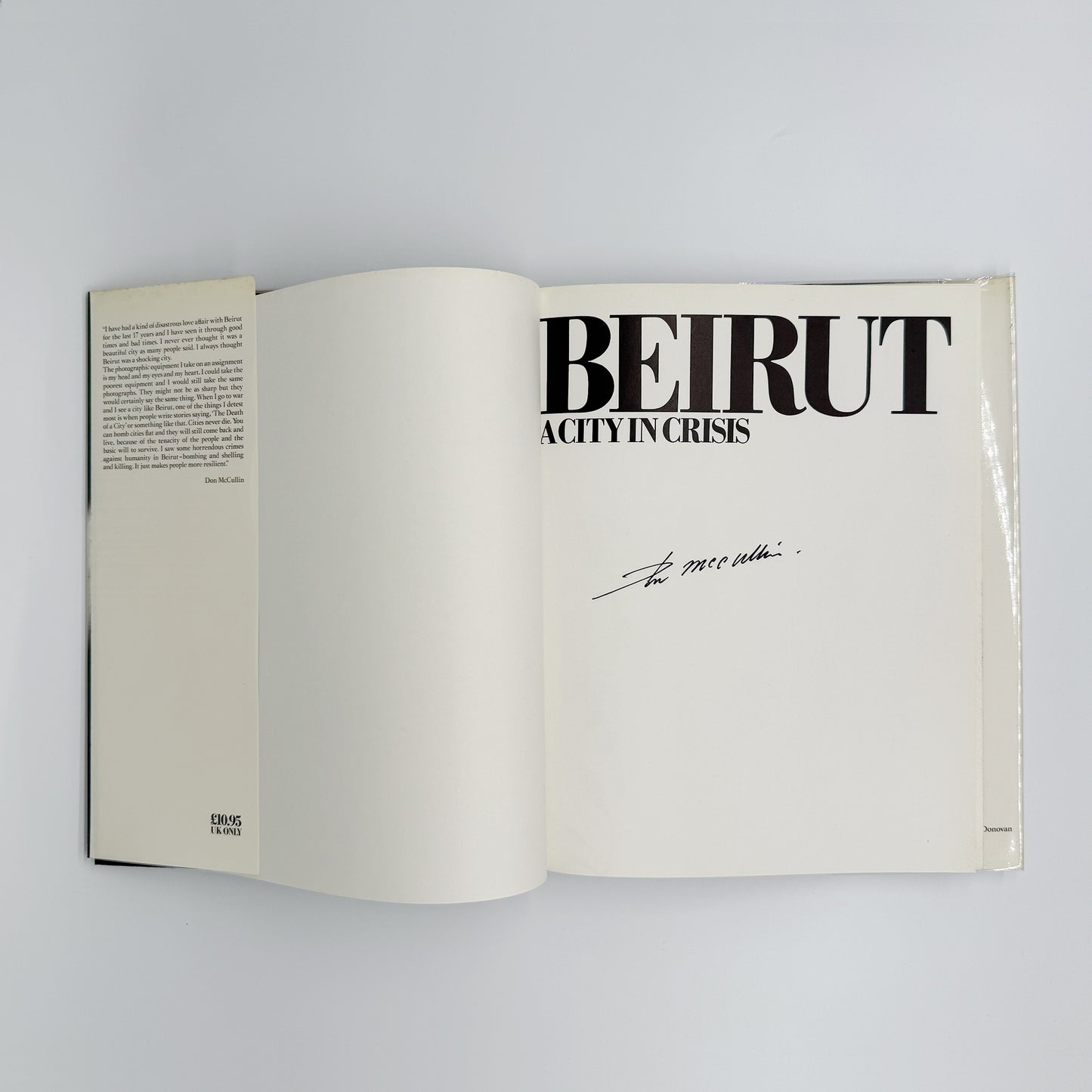 McCullin, Don - Beirut, A City in Crisis (Signed)