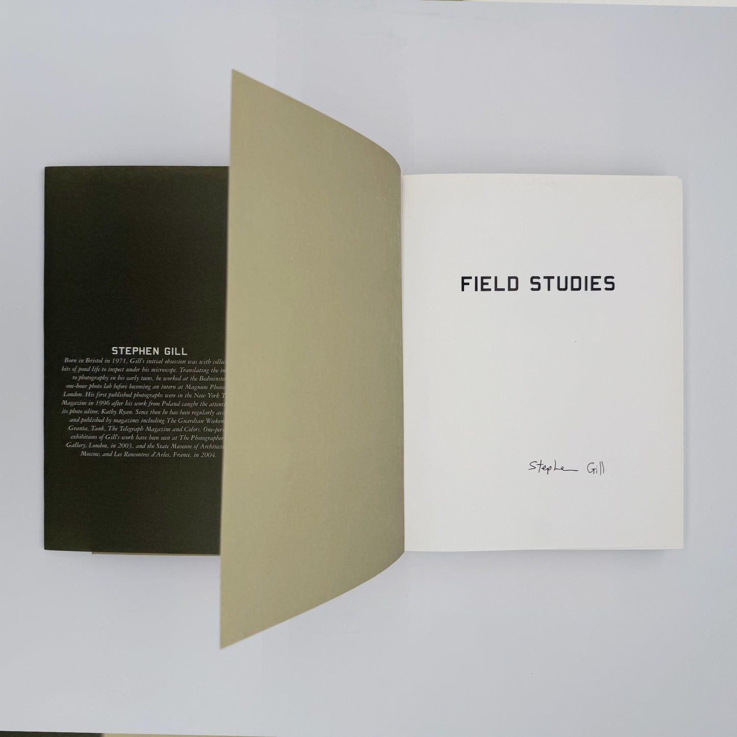 Gill, Stephen - A Book of Field Studies (Signed)