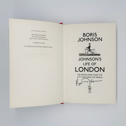 Johnson, Boris - Johnson’s Life of London (Signed)