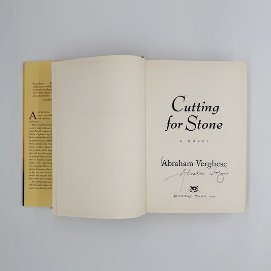Verghese, Abraham - Cutting for Stone (Signed)
