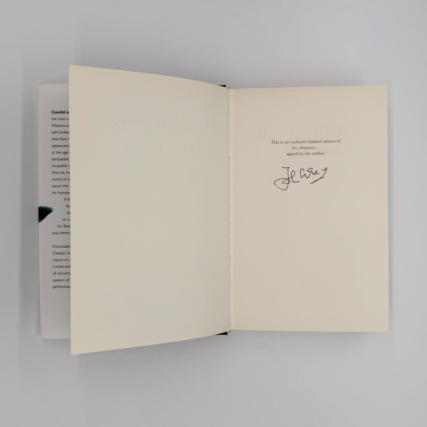 Cleese, John - So, Anway… (Signed)