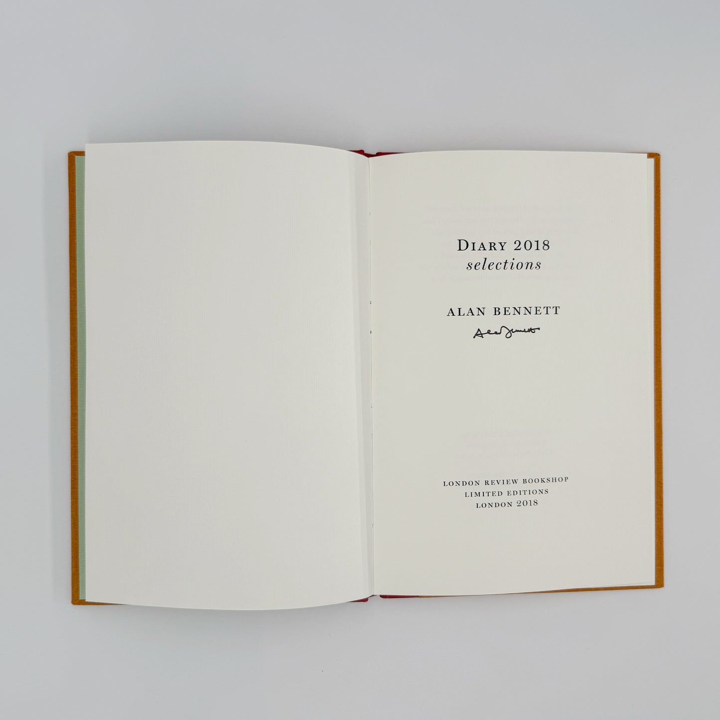 Bennett, Alan - Diaries (Signed)