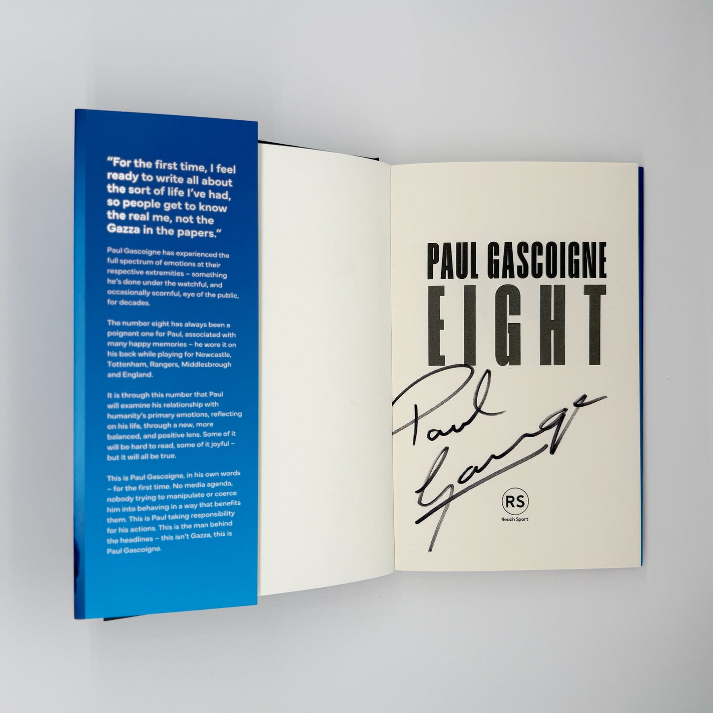 Gascoigne, Paul - Eight (Signed)