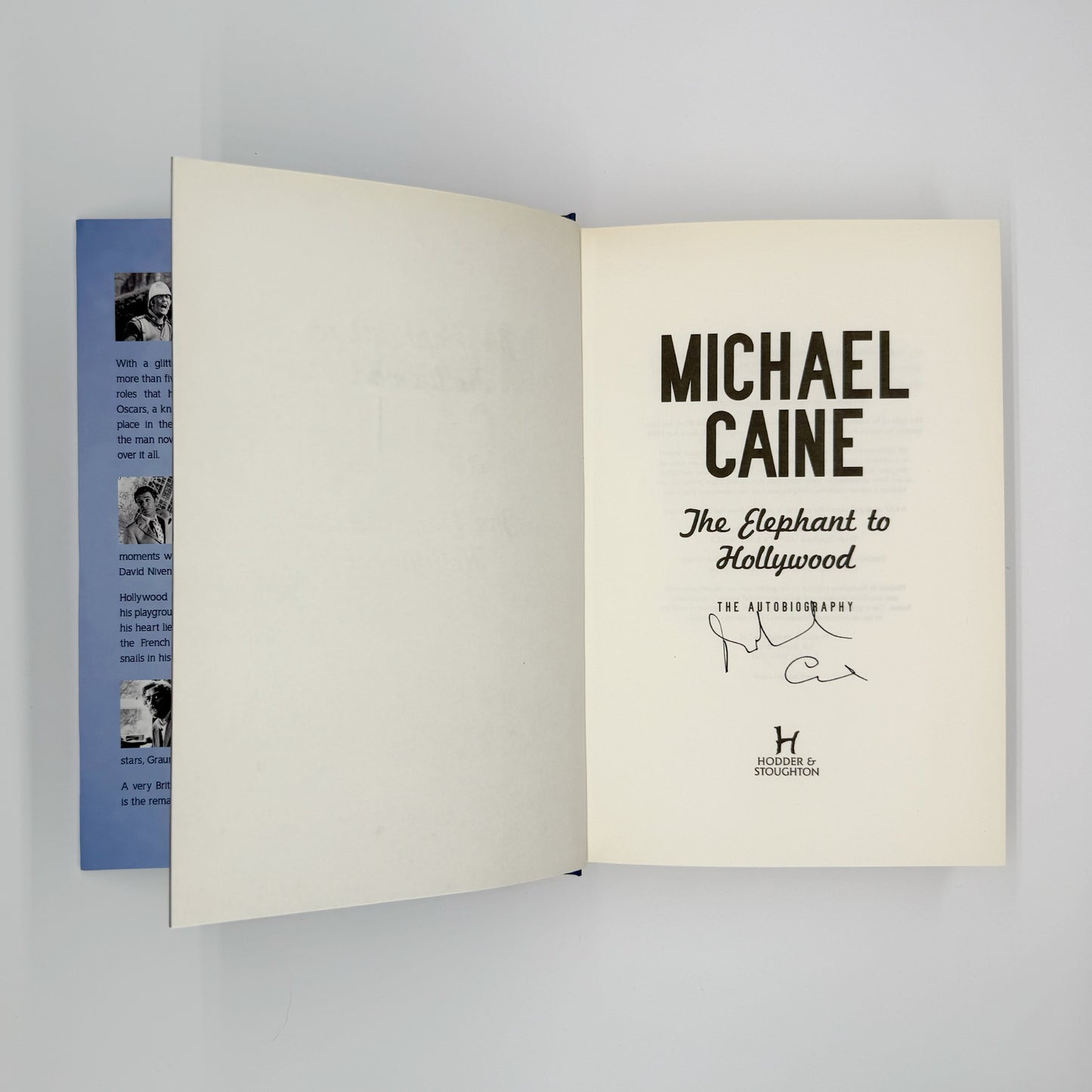 Caine, Michael - The Elephant to Hollywood (Signed)