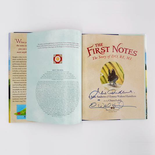 Andrews, Dame Julie - The First Notes, the Story of Do, Re, Mi (Signed)