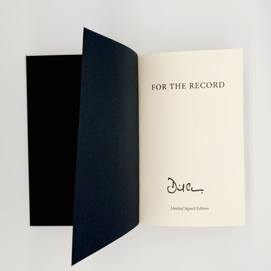 Cameron, David - For the Record (Signed)