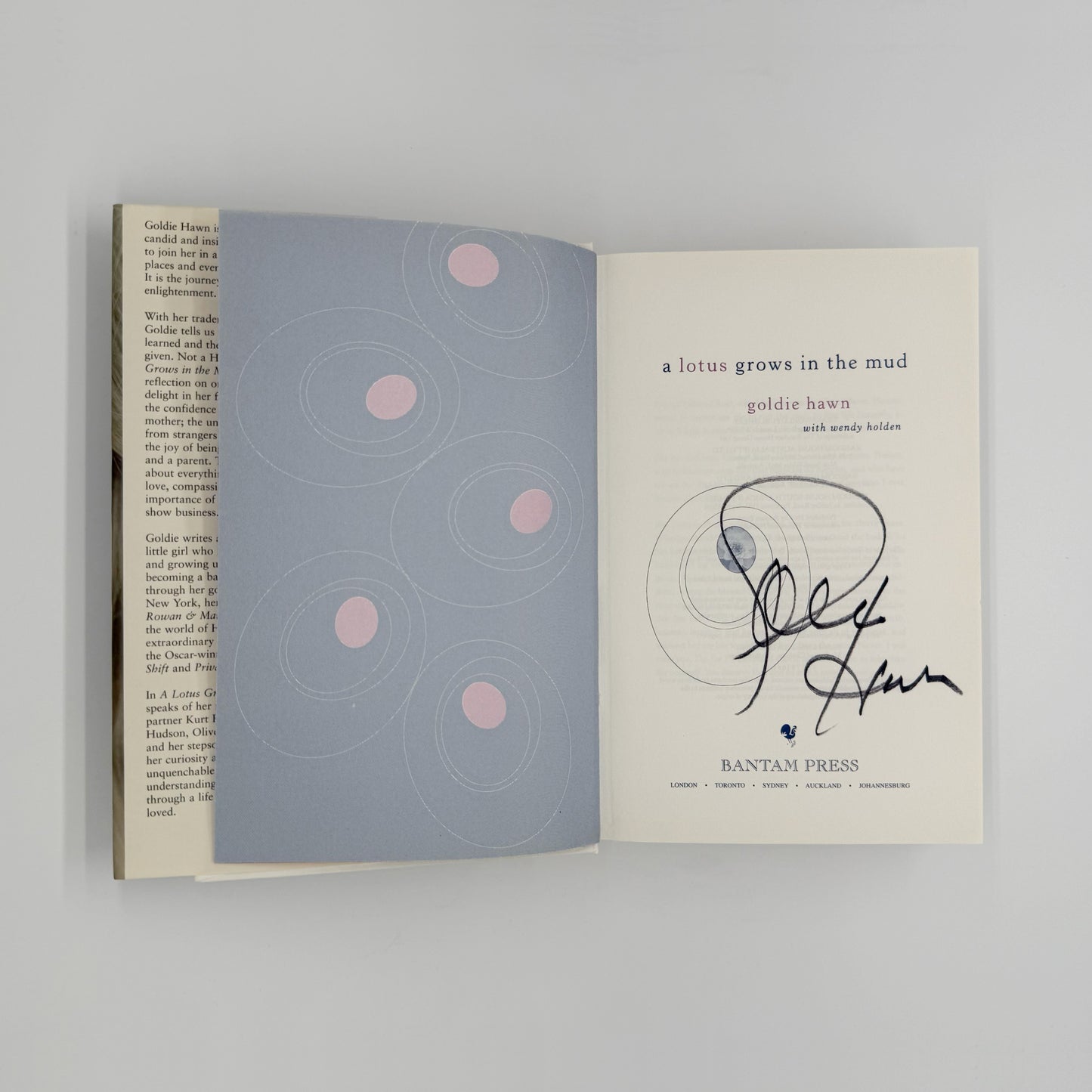 Hawn, Goldie - A Lotus Grows in the Mud (Signed)
