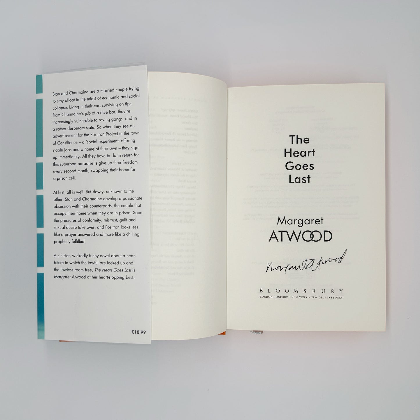 Atwood, Margaret - The Heart Goes Last (Signed)