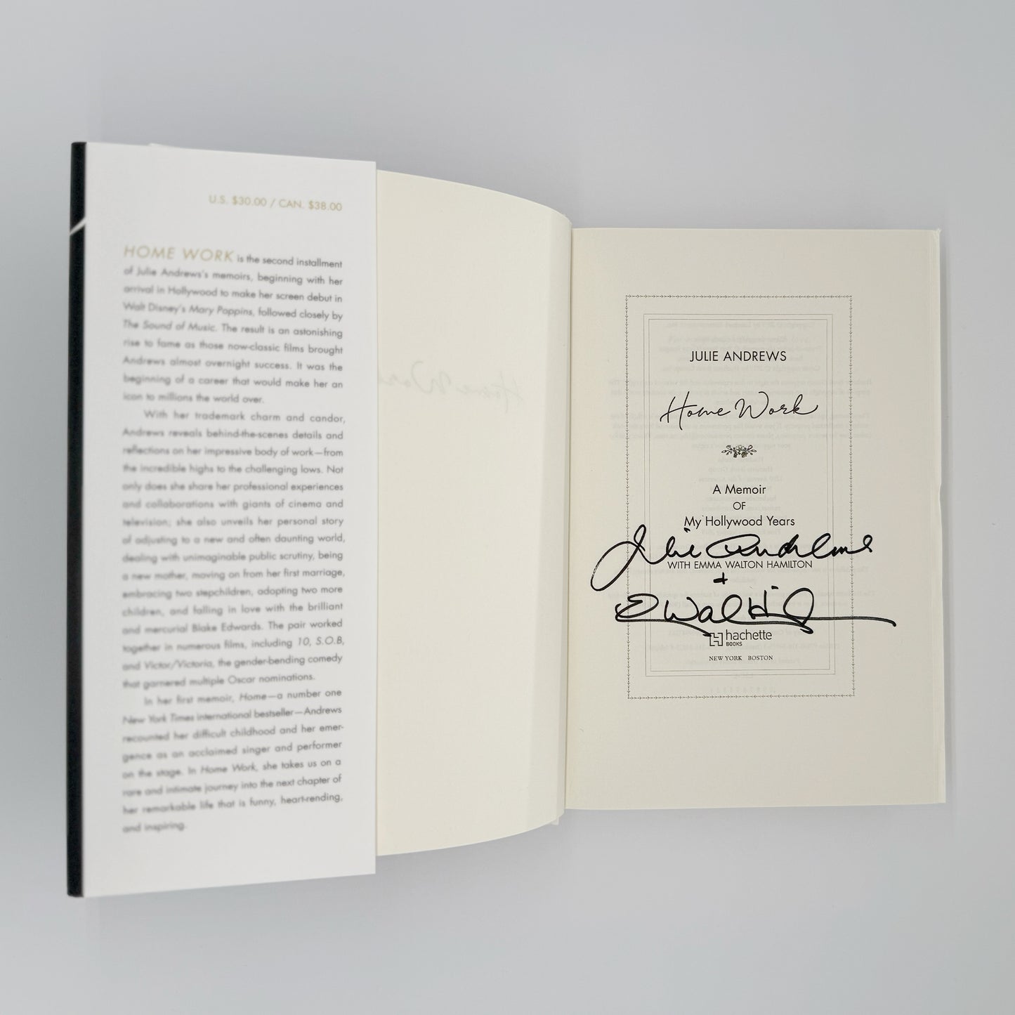 Andrews, Dame Julie - Home Work (Signed)