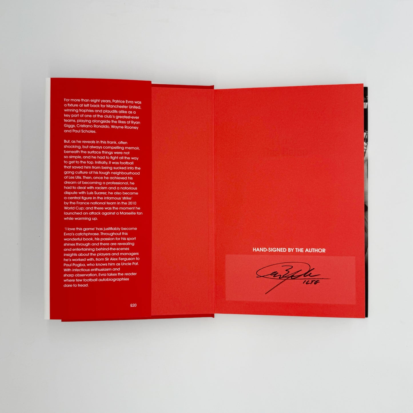 Evra, Patrice - I Love This Game (Signed)