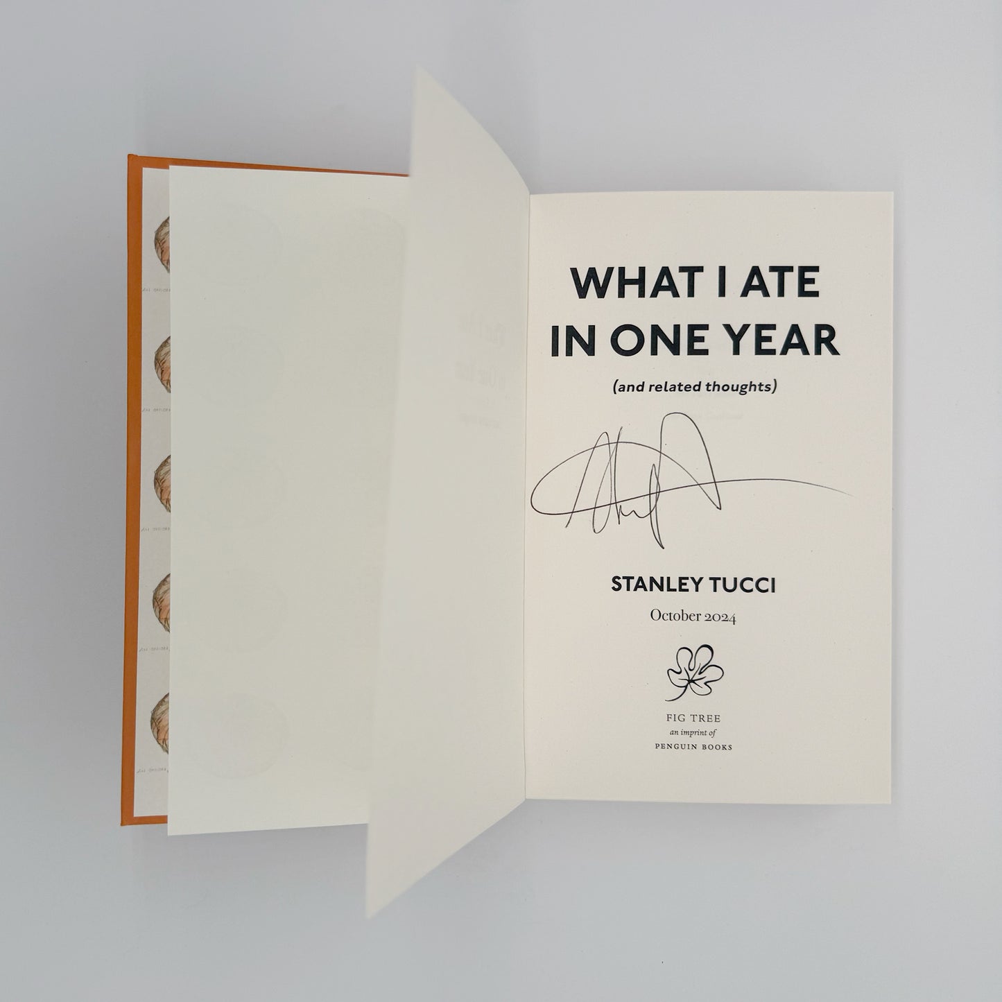 Tucci, Stanley - What I Ate In One Year (Signed)