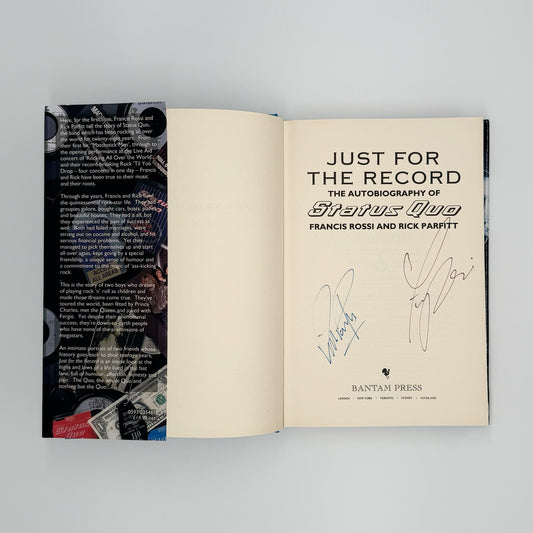 Status Quo - Just For The Record (Signed)