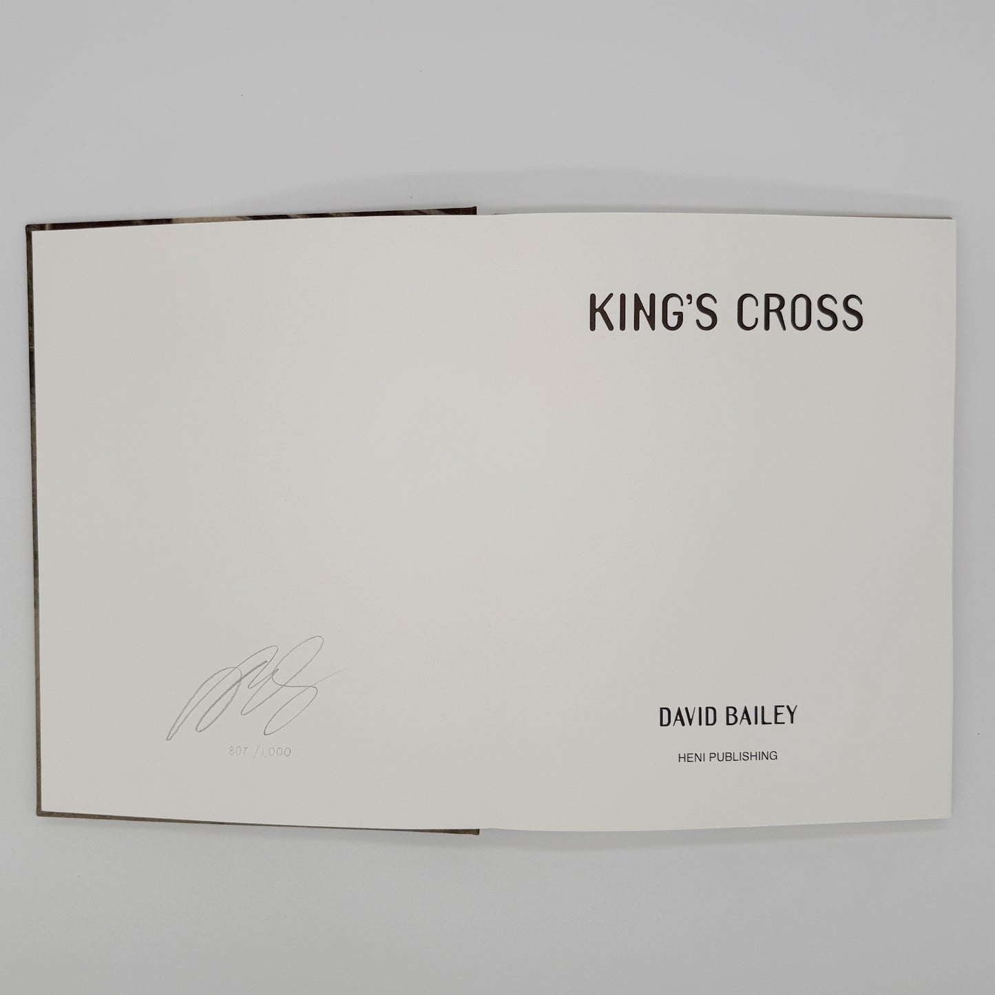 Bailey, David - Kings X (Signed)