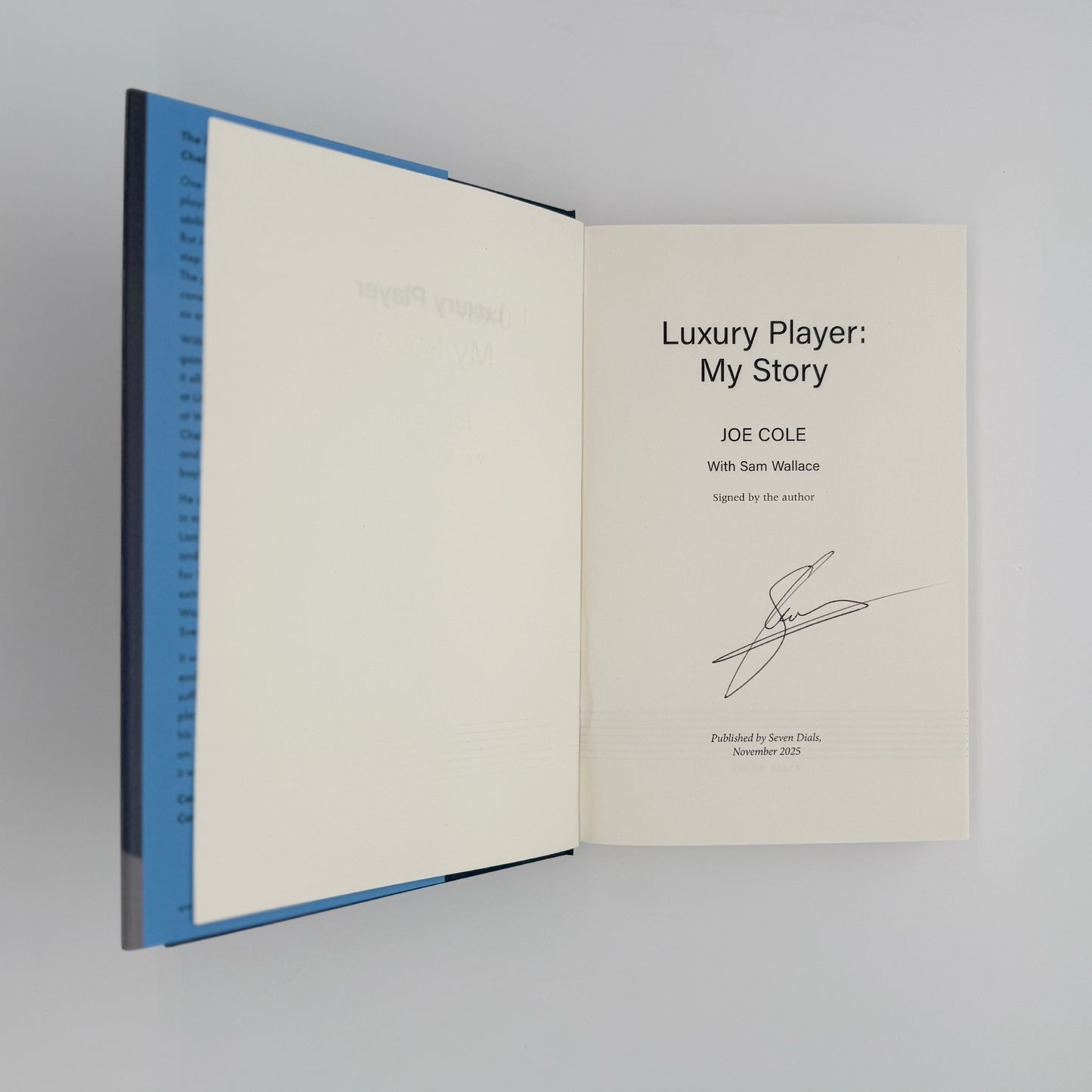 Cole, Joe - Luxury Player (Signed)