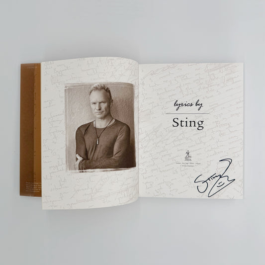 Sting - Lyrics (Signed)
