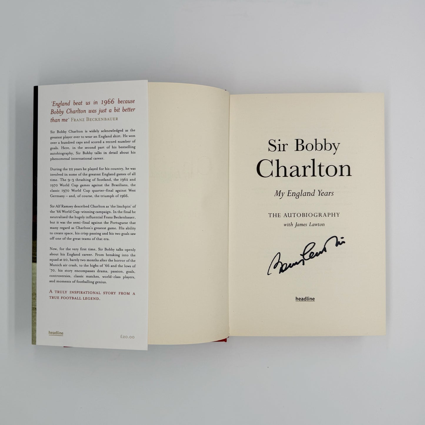 Charlton, Bobby - My England Years (Signed)