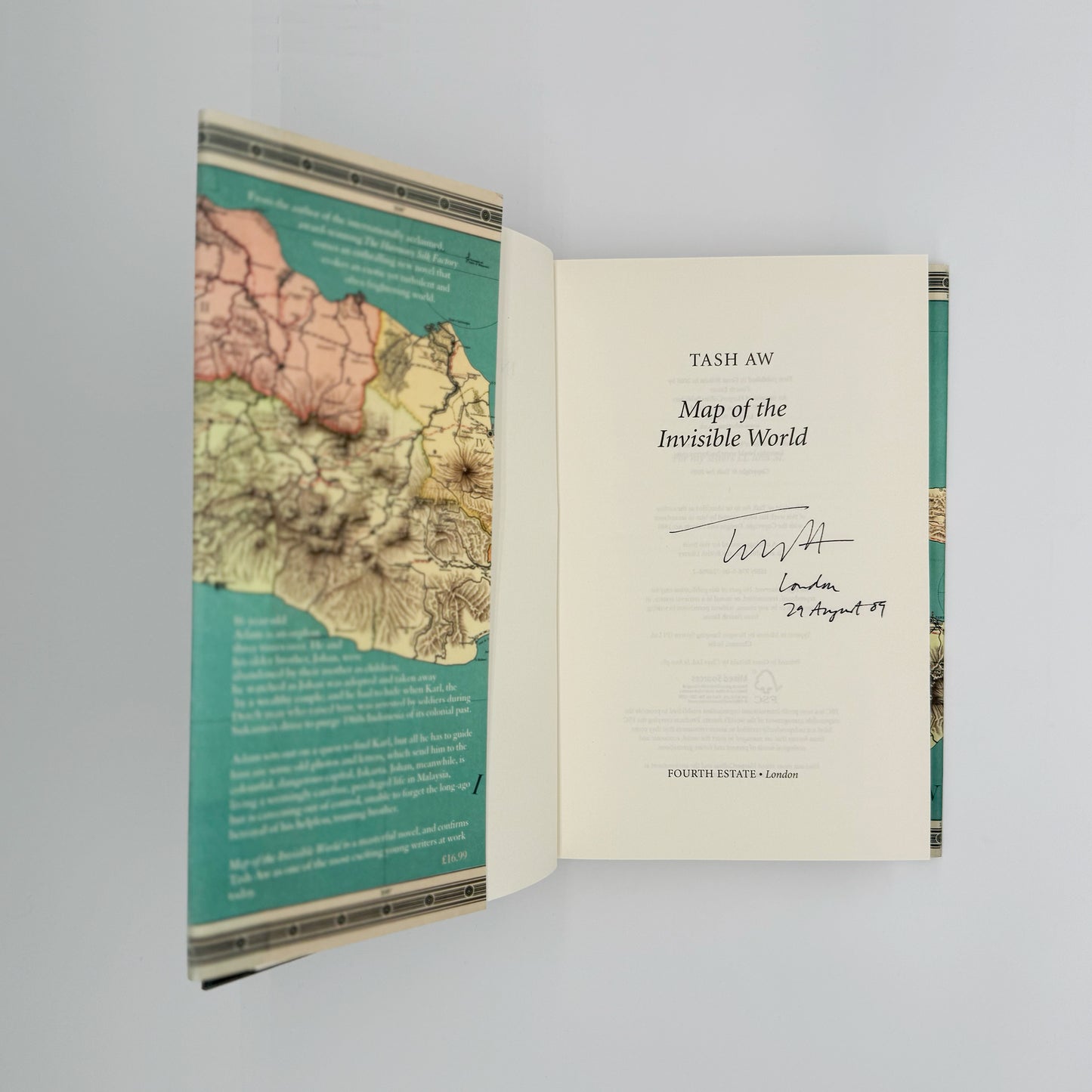 Aw, Tash - Map of the Invisible World (Signed)