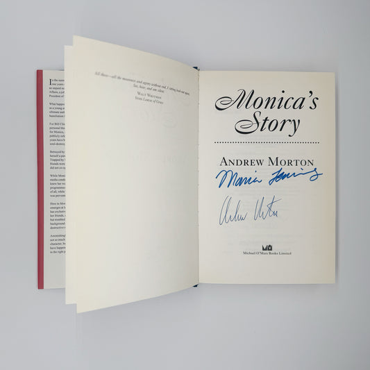 Lewinsky, Monica - Monica’s Story (Signed)