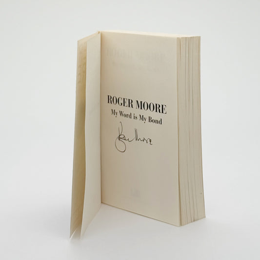 Moore, Roger - My Word is My Bond (Signed)