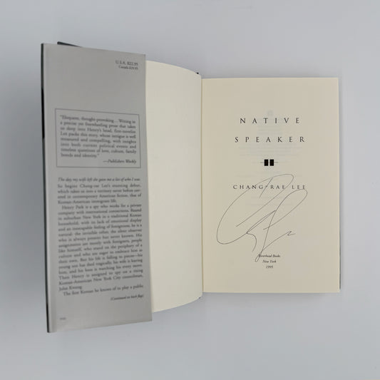 Lee, Chang-Rae - Native Speaker (Signed)