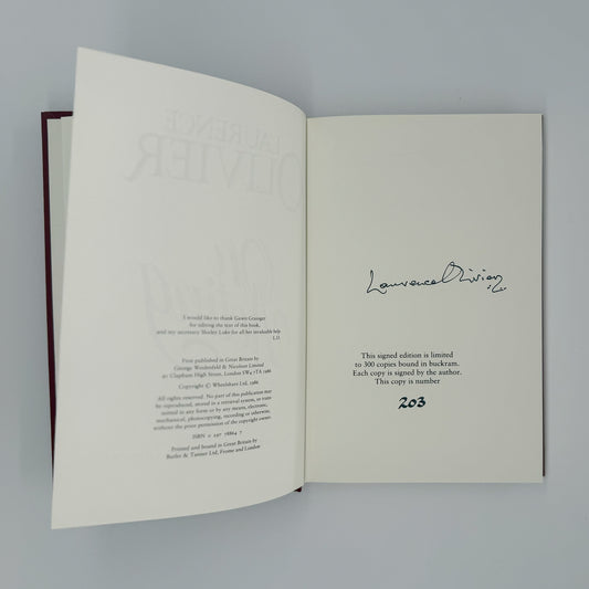 Olivier, Laurence - On Acting (Signed)