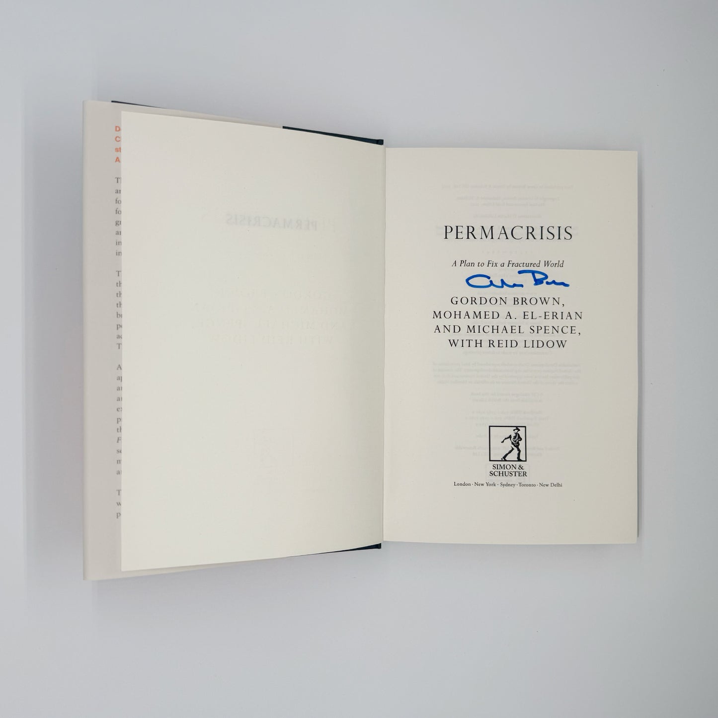 Brown, Gordon - Permacrisis (Signed)