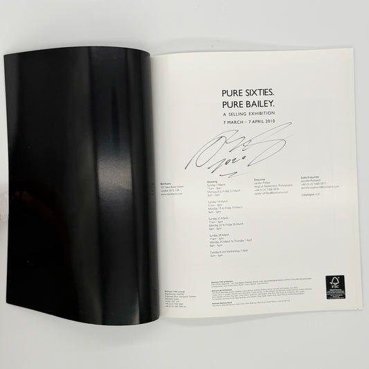 Bailey, David - Pure Sixties. Pure Bailey. 2010 Bonhams Auction Catalogue (Signed)