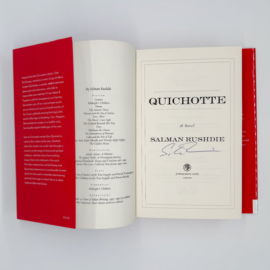 Rushdie, Salman - Quichotte (Signed)