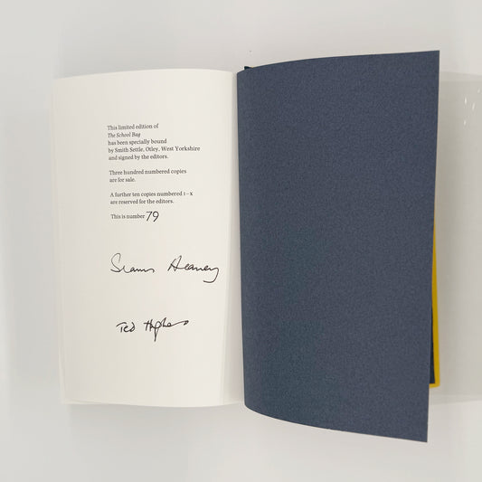 Heaney, Seamus and Hughes, Ted - School Bag (Signed)