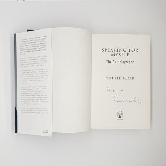 Blair, Cherie - Speaking for Myself (Signed)