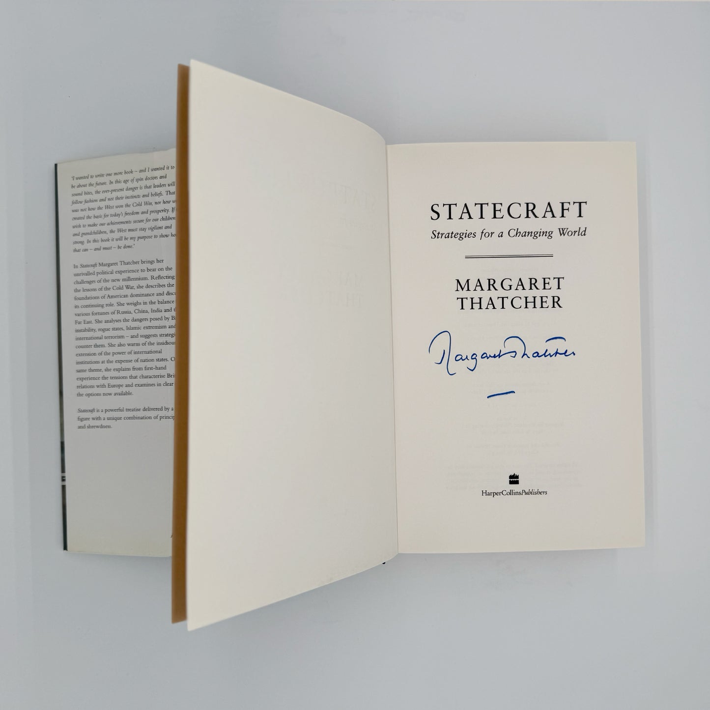 Thatcher, Margaret - Statecraft (Signed)