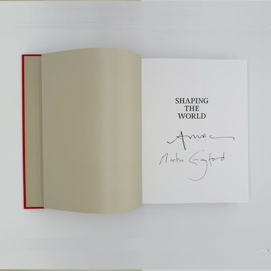 Gormley, Antony & Gayford, Martin - Shaping The World (Signed)