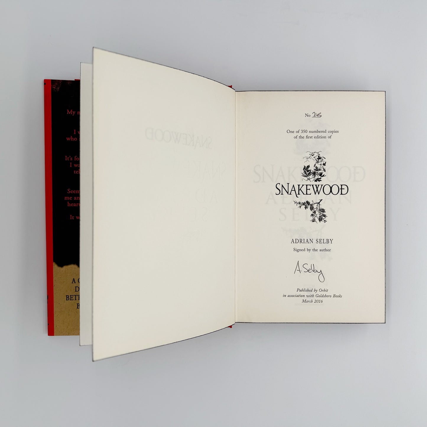 Selby, Adrian - Snakewood (Signed)