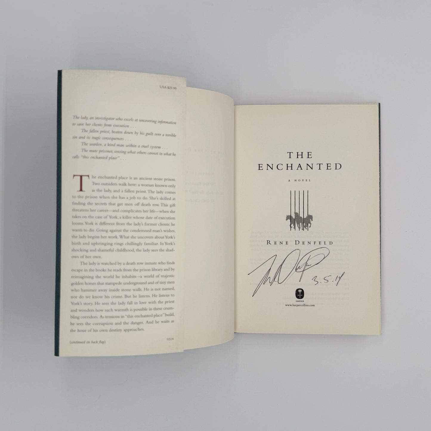 Denfeld, Rene - The Enchanted (Signed)