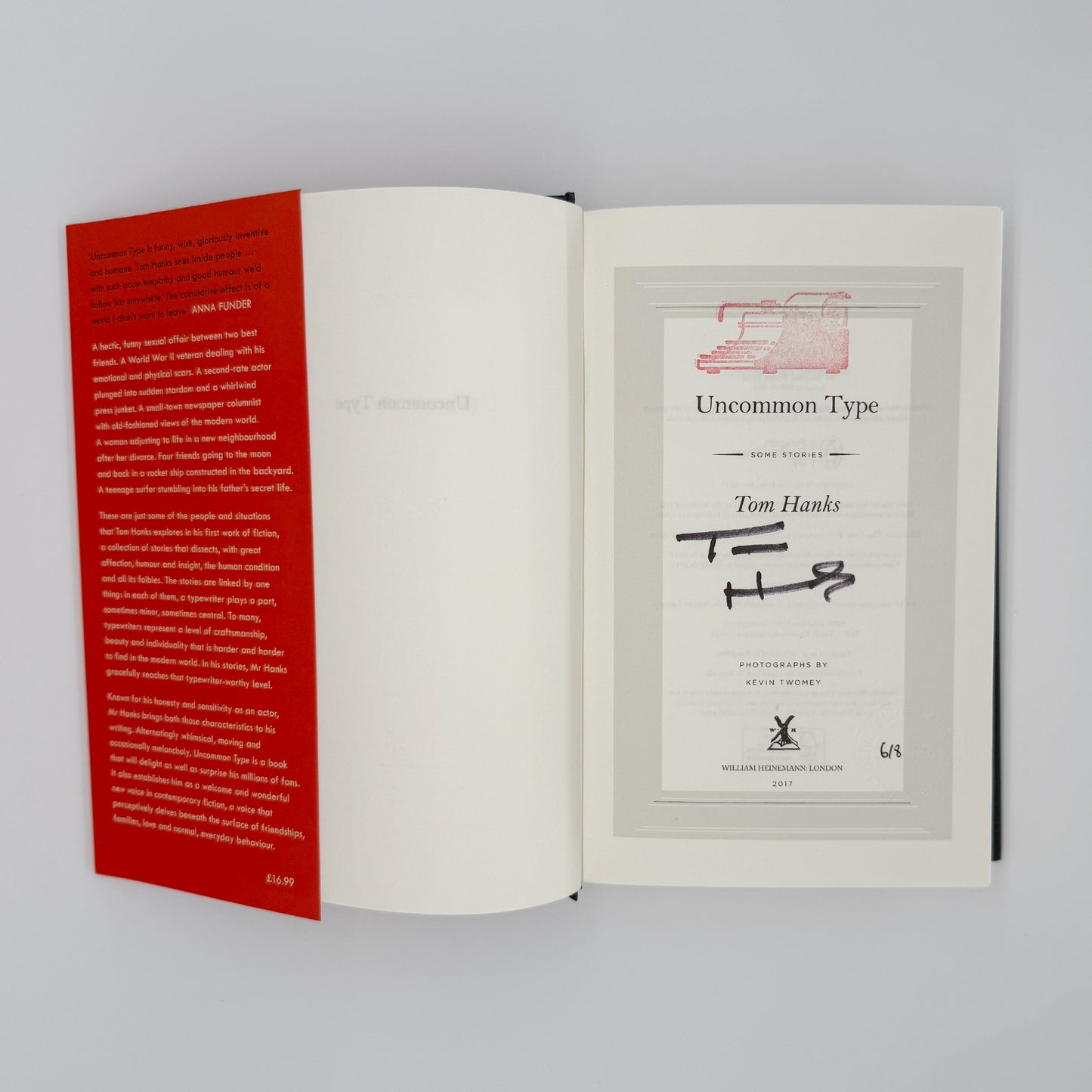 Hanks, Tom - Uncommon Type (Signed)