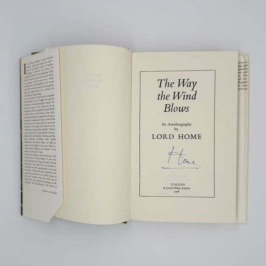 Home, Lord Alex Douglas - The Way the Wind Blows (Signed)