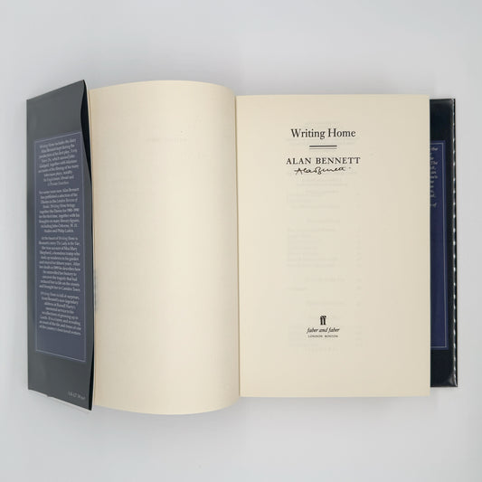 Bennett, Alan - Writing Home (Signed)