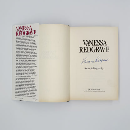 Redgrave, Vanessa - An Autobiography (Signed)