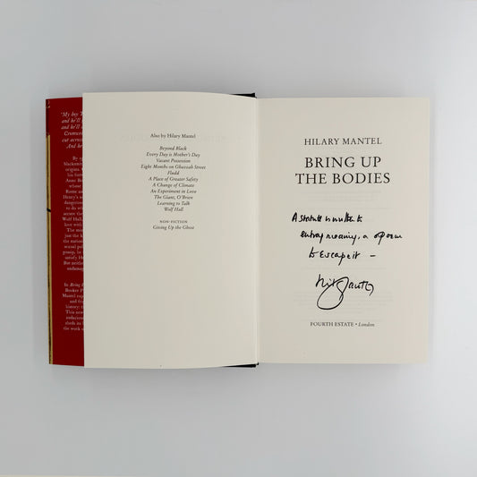 Mantel, Hilary - Bringing up the Bodies (Signed)