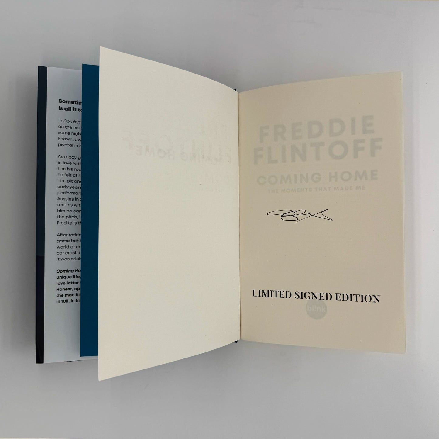 Flintoff, Freddie - Coming Home (Signed)