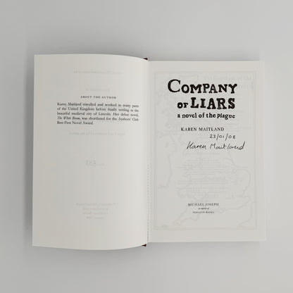 Maitland, Karen - Company of Liars (Signed)