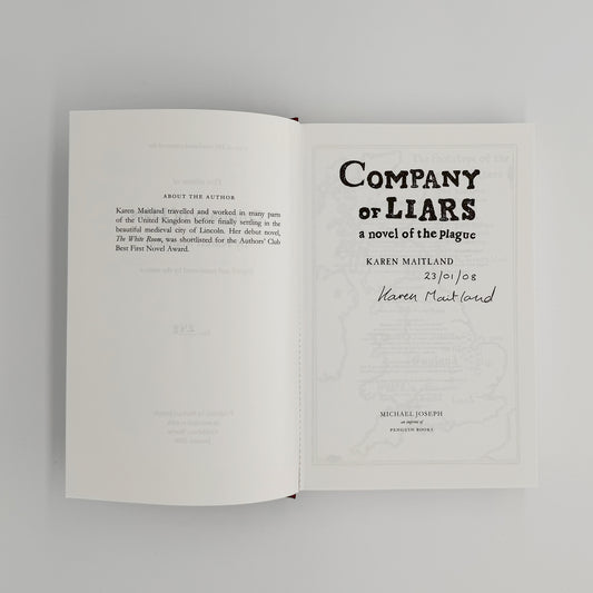 Maitland, Karen - Company of Liars (Signed)