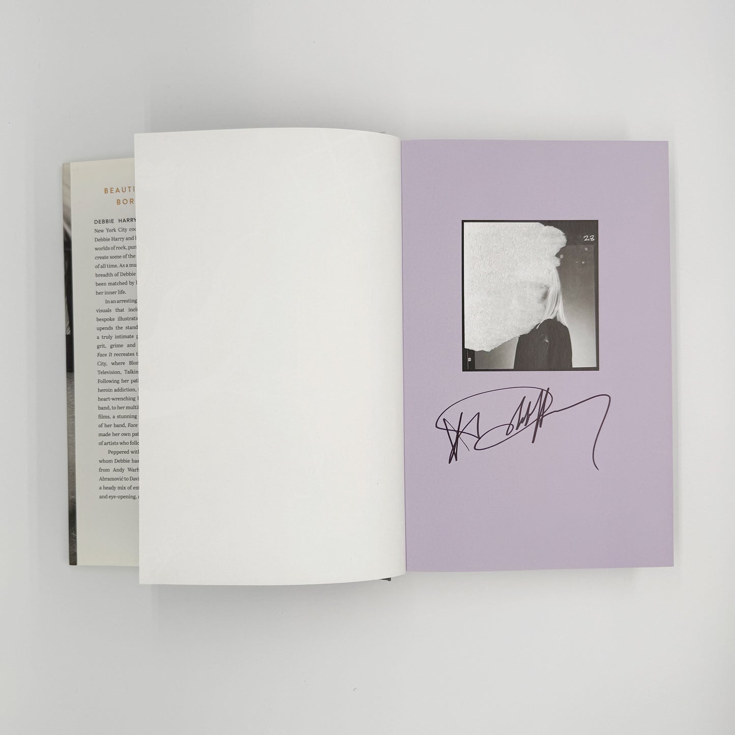 Harry, Debbie (Blondie) - Face It (Signed)