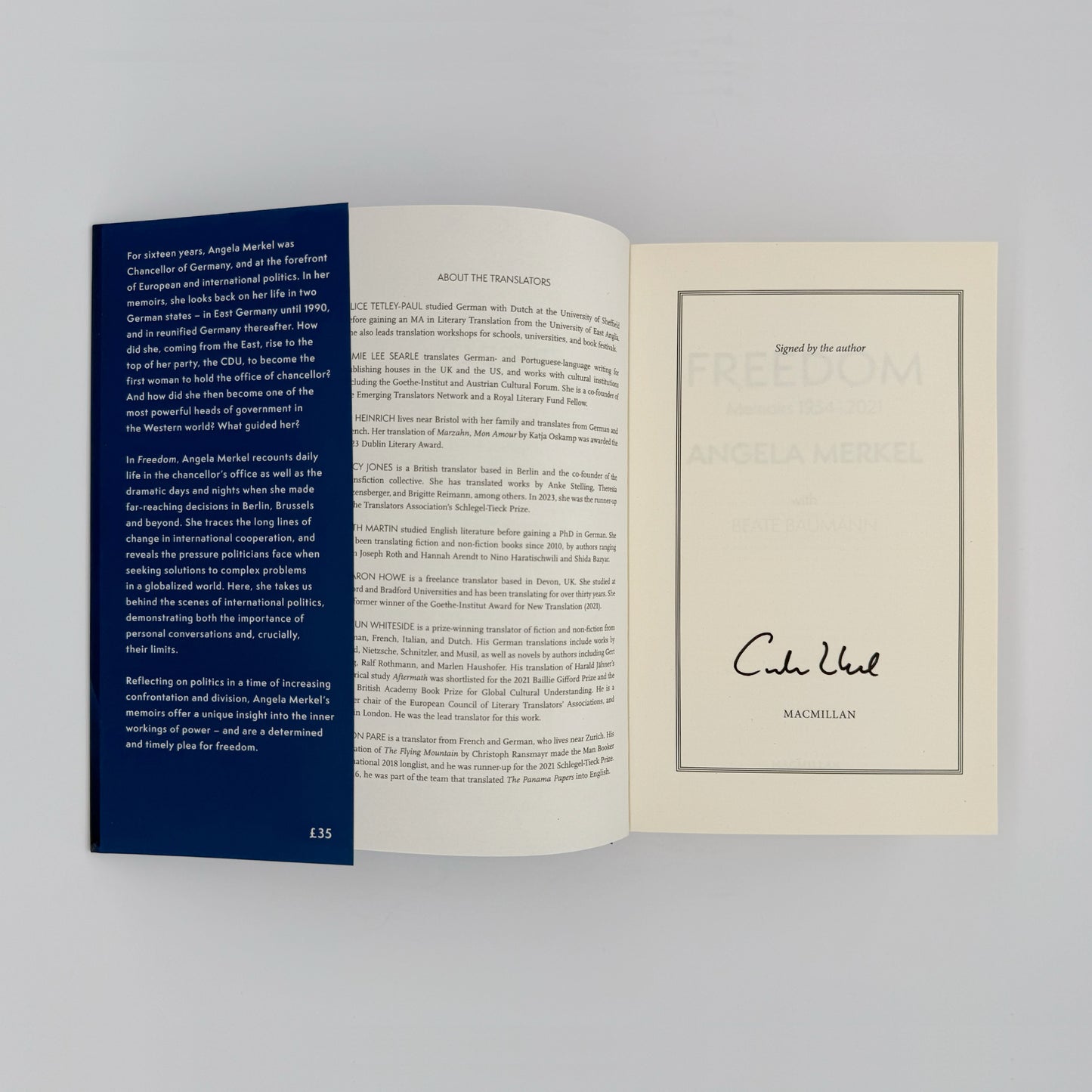 Merkel, Angela - Freedom (Signed)