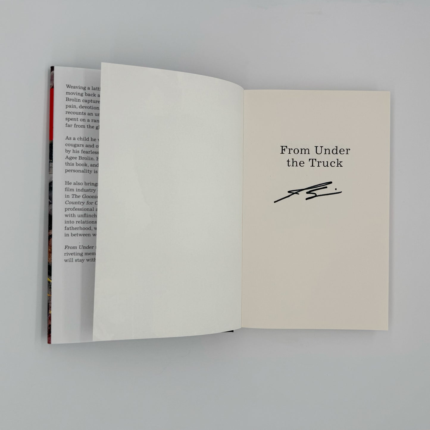 Brolin, Josh - From Under the Truck (Signed)