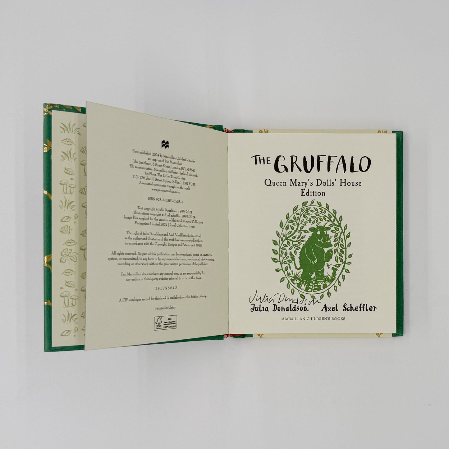 Donaldson, Julia - The Gruffalo, Queen Mary’s Dolls’ House Edition (Signed)