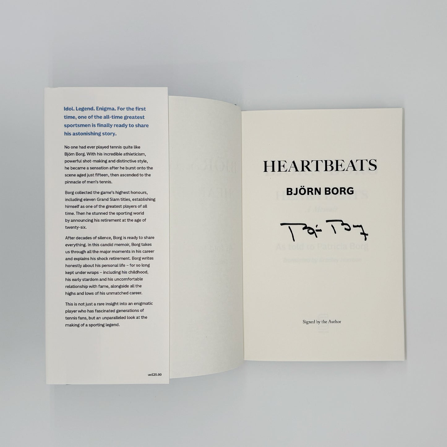 Borg, Bjorn - Heartbeats (Signed)